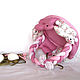 Rabbit basket, textile, Easter, pink. Basket. Elena Gavrilova. My Livemaster. Фото №5
