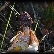 Куклы и игрушки handmade. Livemaster - original item Gnome morel girl author`s articulated BJD doll. Handmade.