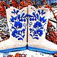 Valenki 'BULLFINCHES', a set of felted boots with mittens. Felt boots. валенки Vladimirova Oksana. Online shopping on My Livemaster.  Фото №2