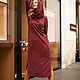 Dress oversize ' Wine melange'. Dresses. Alexandra Maiskaya. My Livemaster. Фото №5
