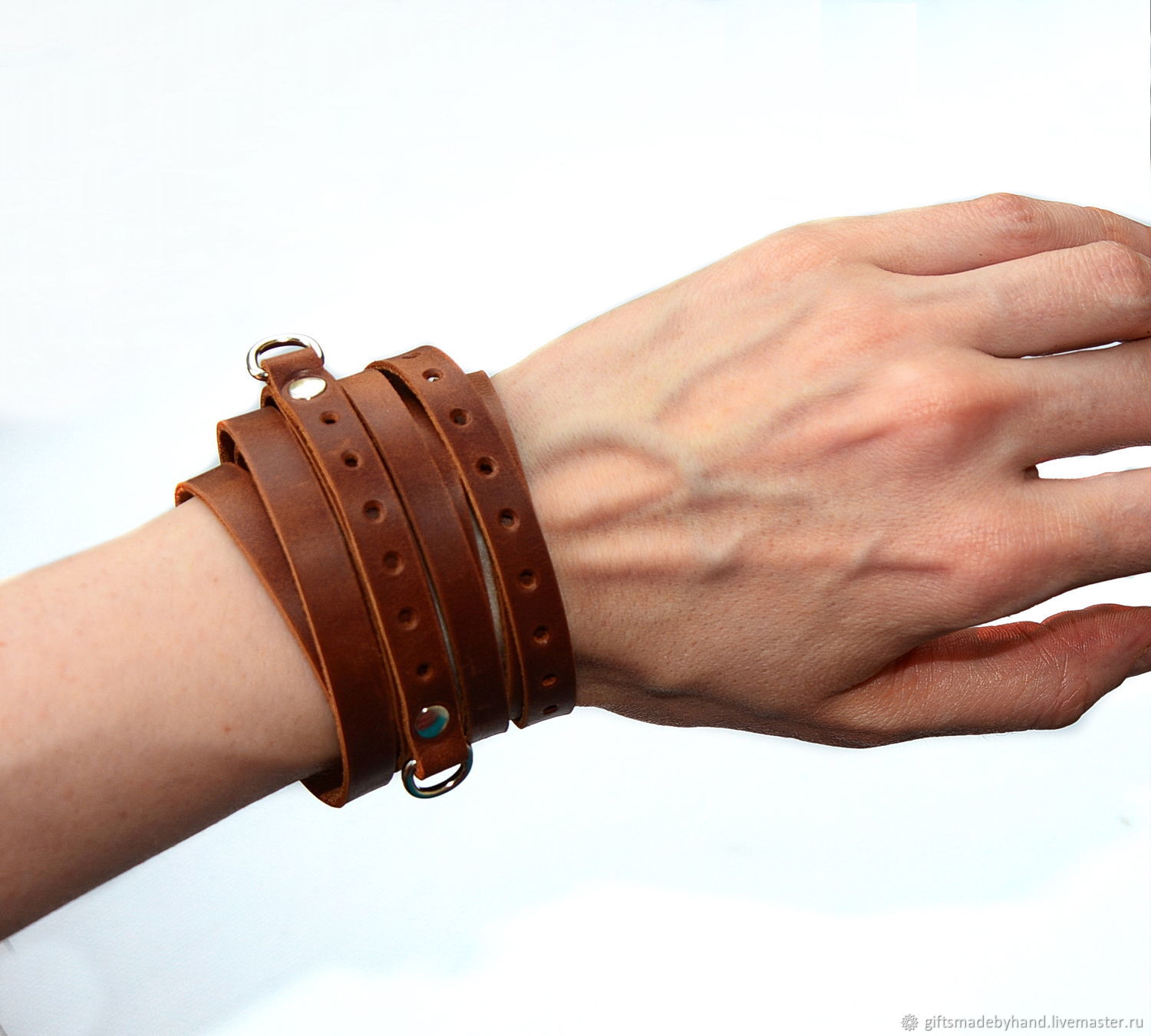 Кожаные браслеты женские на руку своими руками