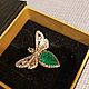 Заказать Кольцо Gucci с натуральным изумрудом и бриллиантами в серебре. Ukrasheniya-i-kamni. Ярмарка Мастеров. . Кольца Фото №3