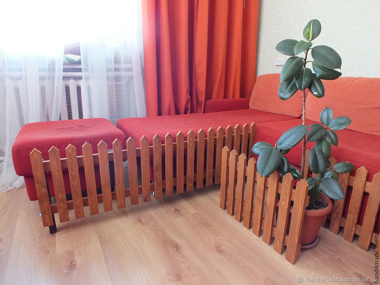 Ограждения и заборчики: Деревянный заборчик. Декоративное ограждение в ...