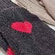 Носки вязаные с сердечком. Носки. Just Knitting. Ярмарка Мастеров.  Фото №4