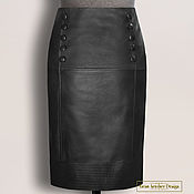 Одежда handmade. Livemaster - original item Tatta skirt made of genuine leather/suede (any color). Handmade.
