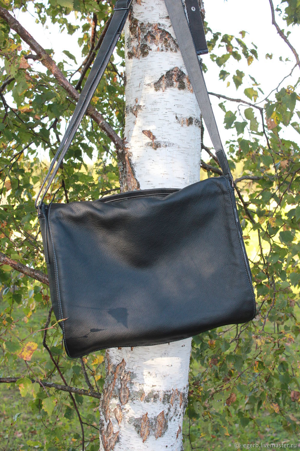 Кожаная сумка с подкладкой цвета хаки в интернет-магазине Ярмарка ...