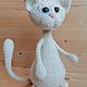 Кот вязаный крючком. Амигуруми куклы и игрушки. Фарвазетдинова Ольга OlgaCrochetToys. Ярмарка Мастеров.  Фото №5