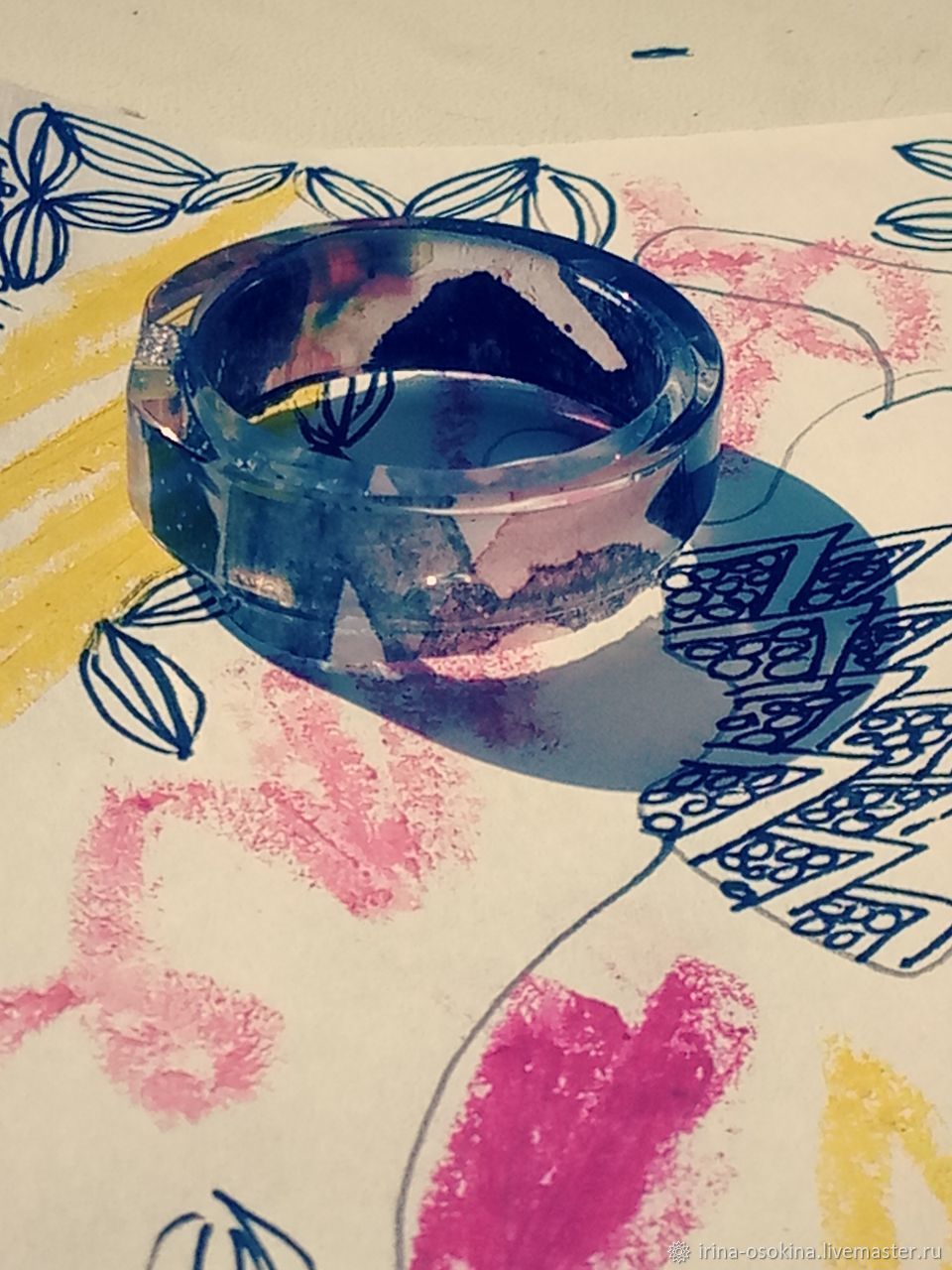 Набор колец: Черный мрамор в интернет-магазине Ярмарка Мастеров по цене ...