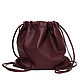 Order Burgundy soft Leather backpack bag medium Marsala cherry. BagsByKaterinaKlestova (kklestova). Livemaster. . Backpacks Фото №3