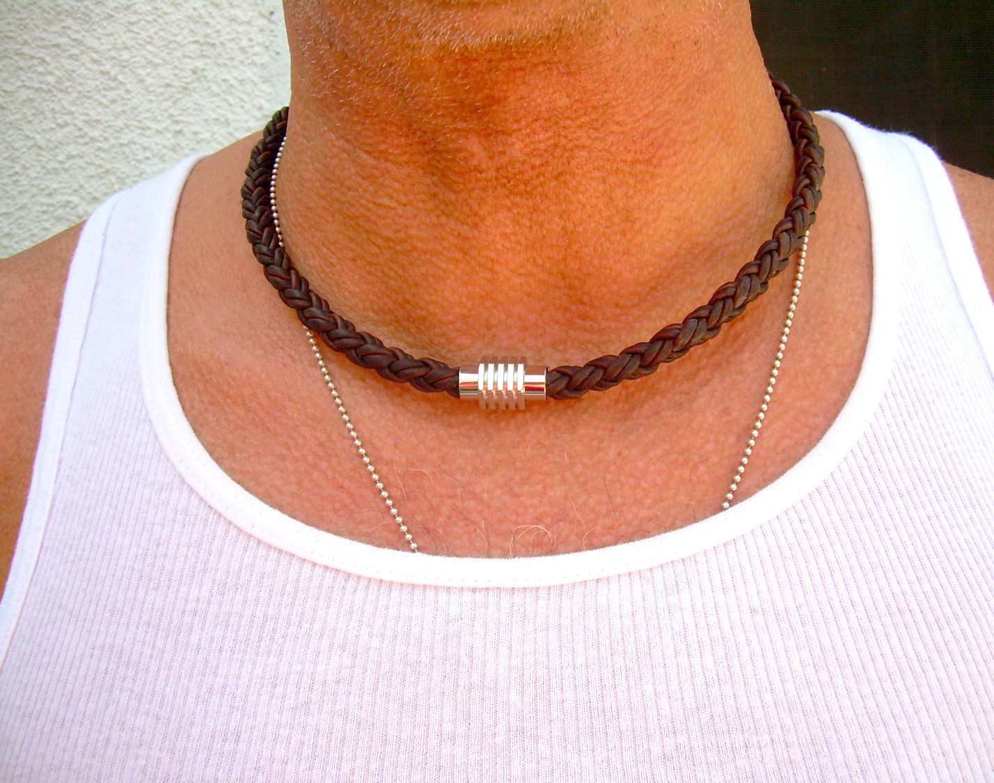 Мужские ожерелья на шею