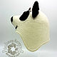 Hat for the bath ' Panda'. Textiles for a bath. HANDMADE Studio. My Livemaster. Фото №5