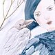 'White Crow' painting (birds, portrait, white). Pictures. Nadezda Perova. My Livemaster. Фото №4