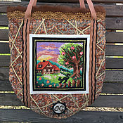 Сумки и аксессуары handmade. Livemaster - original item Art Bag `Painting`. Handmade.