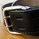 Men's belt,leather,for jeans.Large size. Straps. Marik Leather Craft. Online shopping on My Livemaster.  Фото №2