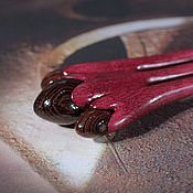 "Chocolate" Браслет из палисандра Сантос /браслет из дерева