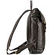 Benjamin leather backpack (dark brown). Backpacks. Russian leather Guild. Online shopping on My Livemaster.  Фото №2