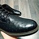 Order Men's shoes made of genuine ostrich leather, custom made!. SHOES&BAGS. Livemaster. . Boots Фото №3