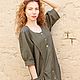 Stylish dress 'Khaki'. Dresses. ALISA. Online shopping on My Livemaster.  Фото №2