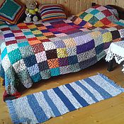 Для дома и интерьера handmade. Livemaster - original item knitted rug 