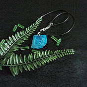 Фен-шуй и эзотерика handmade. Livemaster - original item Amulet Of achievement (blue agate).. Handmade.