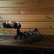 The lamp in the loft. Ceiling and pendant lights. Wood&Metal (PipeLife). My Livemaster. Фото №4