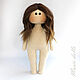 Blank doll 30 cm without clothes. Analogous to a textile doll, Dolls, Nizhnij Tagil,  Фото №1