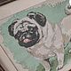 Order Pattern cross stitch Pug, cross stitch. sweet-home11. Livemaster. . Pictures Фото №3