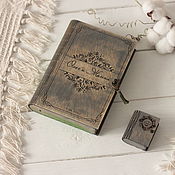 Сувениры и подарки handmade. Livemaster - original item Wooden box with custom engraving in the form of a book. Handmade.