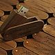 Деревянные флешки WD-6 4Gb с лазерной гравировкой на количество 20шт. Подарочные флешки. Promo Project. Интернет-магазин Ярмарка Мастеров.  Фото №2