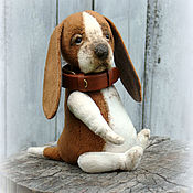 Куклы и игрушки handmade. Livemaster - original item Puppy teddy basset Basya. Handmade.