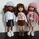 Clothing for Paola Reina dolls: skirt, cardigan, hat, longsleeve, Clothes for dolls, Moscow,  Фото №1