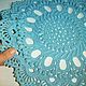 Decorative napkin. Knitted cloth. Doilies. linen&cotton. My Livemaster. Фото №14