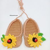 Сувениры и подарки handmade. Livemaster - original item Souvenirs with wishes: Amulet of Bast shoes knitted souvenir. Handmade.