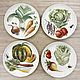 Porcelain painting Table service Vegetables on a plate. Tea & Coffee Sets. ArtFlera (artflera). My Livemaster. Фото №6