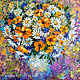 Painting daisies 'Bouquet of daisies and assalti' oil, Pictures, Voronezh,  Фото №1