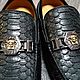 Men's moccasins, made of genuine python leather, in black!. Moccasins. SHOES&BAGS. Online shopping on My Livemaster.  Фото №2