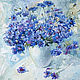 Painting watercolor Bouquet of wild cornflowers, Pictures, Magnitogorsk,  Фото №1