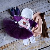 Набор кроя ботиночек для текстильной куклы 15 шт