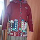 Jacket made of wool 'Kotofey and cities 2.2'. Outerwear Jackets. Reelika (reelika44). My Livemaster. Фото №4