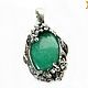 chrysoprase. ' When spring comes ' chrysoprase pendant. Pendant. Design jewelry. Online shopping on My Livemaster.  Фото №2