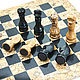 Order Stone chess 'Carthage' marble and shell 30. H-Present more, than a gift!. Livemaster. . Chess Фото №3