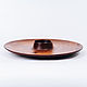 Wooden dish for serving kebabs and snacks with a sauce bowl T76. Plates. ART OF SIBERIA. Online shopping on My Livemaster.  Фото №2
