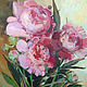 Oil painting Peonies Flowers Bouquet painting, Pictures, Dimitrovgrad,  Фото №1