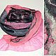 scarf felted graphite-pink. Scarves. allenclave. Online shopping on My Livemaster.  Фото №2