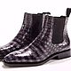 Chelsea ankle boots made of genuine crocodile leather, premium class!. Ankle boot. SHOES&BAGS. Online shopping on My Livemaster.  Фото №2