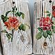 Order Serving board shabby roses decoupage. Studio Villa-Oliva. Livemaster. . Dinnerware Sets Фото №3