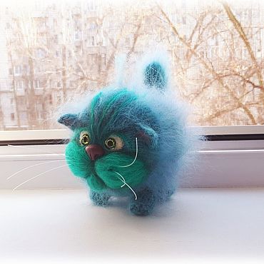 Куклы и игрушки ручной работы. Ярмарка Мастеров - ручная работа Котик Об...Жорик. почти Чешир. интерьерная игрушка.. Handmade.