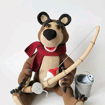 Куклы и игрушки ручной работы. Ярмарка Мастеров - ручная работа Мишка. Handmade.