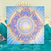 Картины и панно handmade. Livemaster - original item Happy Mandala painting 