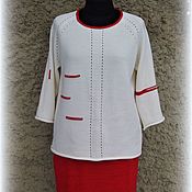 Одежда handmade. Livemaster - original item The suit is Red and white. Handmade.